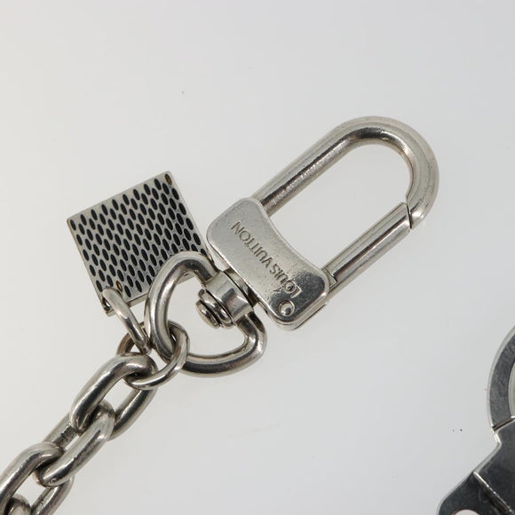 LOUIS VUITTON Chainne Anneau Cles Key Holder metal Silver M65774 LV Auth 181147