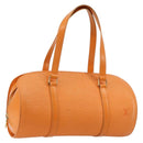 LOUIS VUITTON Epi Soufflot Hand Bag Orange Mandarin M5222H LV Auth 181149-1