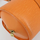 LOUIS VUITTON Epi Soufflot Hand Bag Orange Mandarin M5222H LV Auth 181149-14