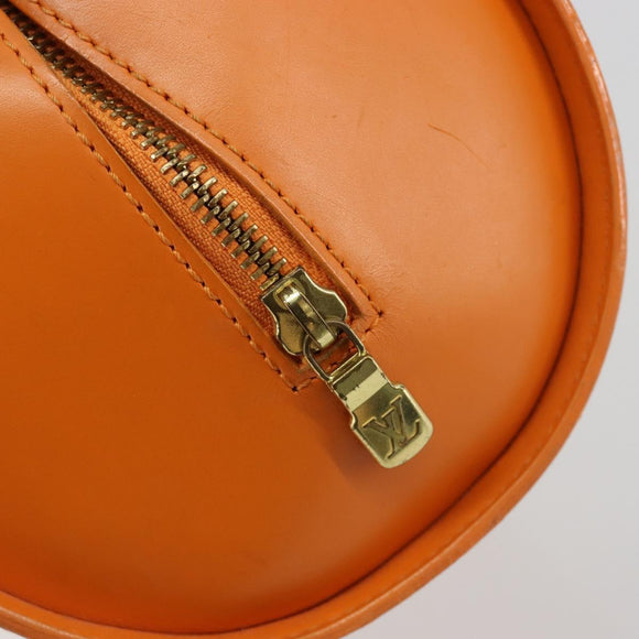 LOUIS VUITTON Epi Soufflot Hand Bag Orange Mandarin M5222H LV Auth 181149