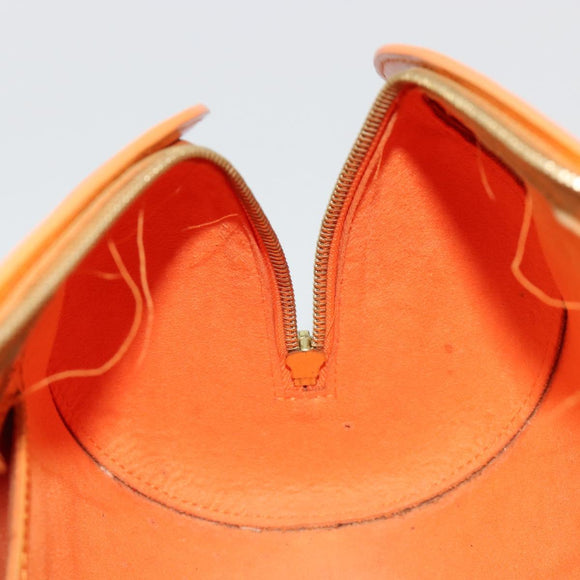 LOUIS VUITTON Epi Soufflot Hand Bag Orange Mandarin M5222H LV Auth 181149