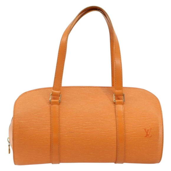 LOUIS VUITTON Epi Soufflot Hand Bag Orange Mandarin M5222H LV Auth 181149