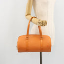 LOUIS VUITTON Epi Soufflot Hand Bag Orange Mandarin M5222H LV Auth 181149-22
