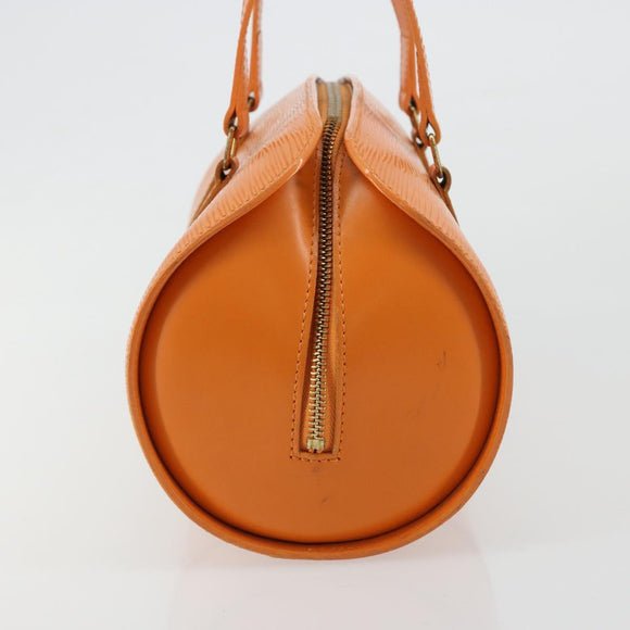 LOUIS VUITTON Epi Soufflot Hand Bag Orange Mandarin M5222H LV Auth 181149