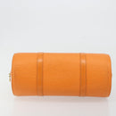 LOUIS VUITTON Epi Soufflot Hand Bag Orange Mandarin M5222H LV Auth 181149-5