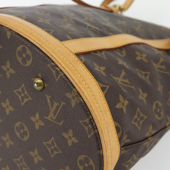 LOUIS VUITTON Monogram Bucket GM Shoulder Bag M42236 LV Auth 181152