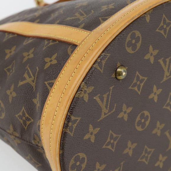 LOUIS VUITTON Monogram Bucket GM Shoulder Bag M42236 LV Auth 181152