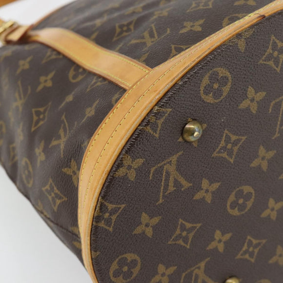 LOUIS VUITTON Monogram Bucket GM Shoulder Bag M42236 LV Auth 181152