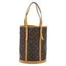 LOUIS VUITTON Monogram Bucket GM Shoulder Bag M42236 LV Auth 181152-13
