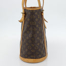 LOUIS VUITTON Monogram Bucket GM Shoulder Bag M42236 LV Auth 181152-3