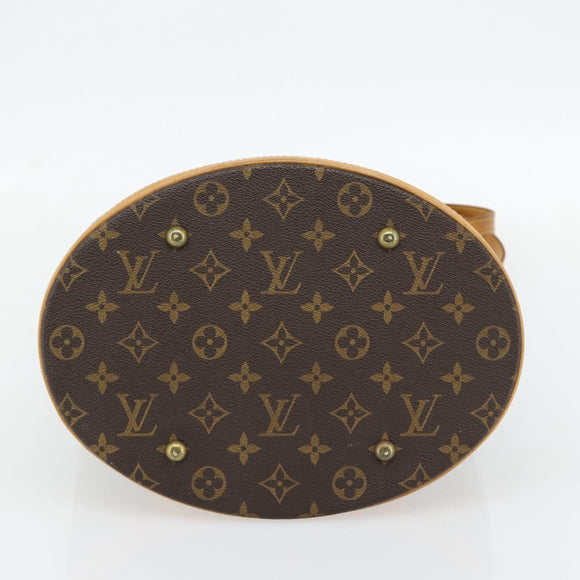 LOUIS VUITTON Monogram Bucket GM Shoulder Bag M42236 LV Auth 181152