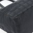 CHANEL New Travel line Tote Bag Nylon Black CC Auth 181153-9