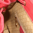 GUCCI Bamboo Backpack Suede Red Gold 003 2058 0030 Auth 181155-23