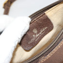 GUCCI GG Supreme Web Sherry Line Bag PVC Beige Gold 89 02 018 Auth 181156-18
