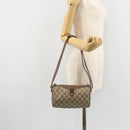 GUCCI GG Supreme Web Sherry Line Bag PVC Beige Gold 89 02 018 Auth 181156-21