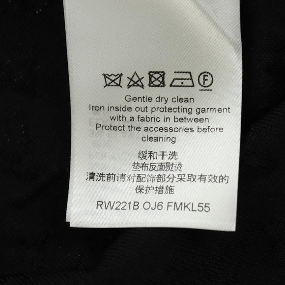 LOUIS VUITTON Monogram Long Sleeved T Shirt Silk S LV Auth 181157M