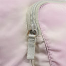 PRADA Rugzak Nylon Roze Zilver Auth 181159-19
