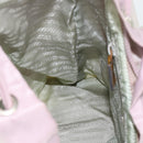 PRADA Rugzak Nylon Roze Zilver Auth 181159-24