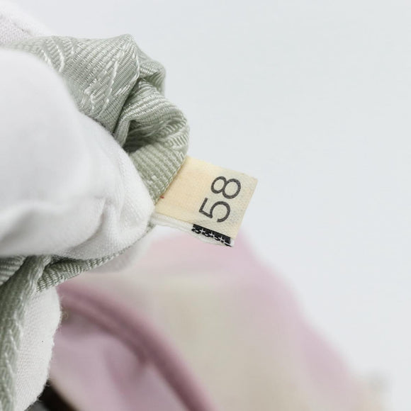 PRADA Rugzak Nylon Roze Zilver Auth 181159