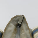 GUCCI GG Canvas Sherry Line Hand Bag Silver Gray 131228 Auth 181162-16