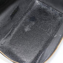 GUCCI Bamboo Vanity Hand Bag Patent leather Black Gold Auth 181163-11