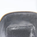 GUCCI Bamboo Vanity Hand Bag Patent leather Black Gold Auth 181163-19