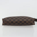 LOUIS VUITTON Damier Ebene Poche Toilette 26 Pouch N47543 LV Auth 181164-6