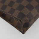 LOUIS VUITTON Damier Ebene Poche Toilette 26 Pouch N47543 LV Auth 181164-14