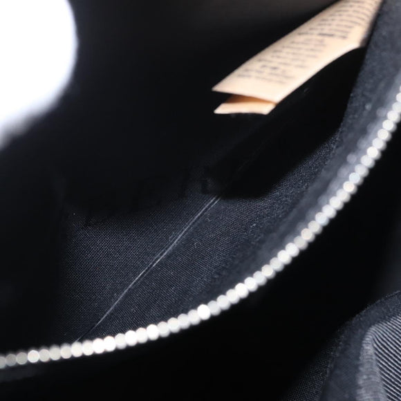 BURBERRY Rucksack Nylon Grün Silber Auth 181165A