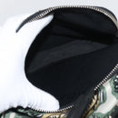 BURBERRY Rucksack Nylon Grün Silber Auth 181165A-26