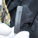 BURBERRY Rucksack Nylon Grün Silber Auth 181165A-12