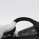 BURBERRY Rucksack Nylon Grün Silber Auth 181165A-8