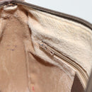 GUCCI GG Supreme Web Sherry Line Bag PVC Beige Gold 89 02 032 Auth 181166-20