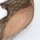 GUCCI GG Supreme Web Sherry Line Bag PVC Beige Gold 89 02 032 Auth 181166-22