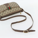 GUCCI GG Supreme Web Sherry Line Bag PVC Beige Gold 89 02 032 Auth 181166-7