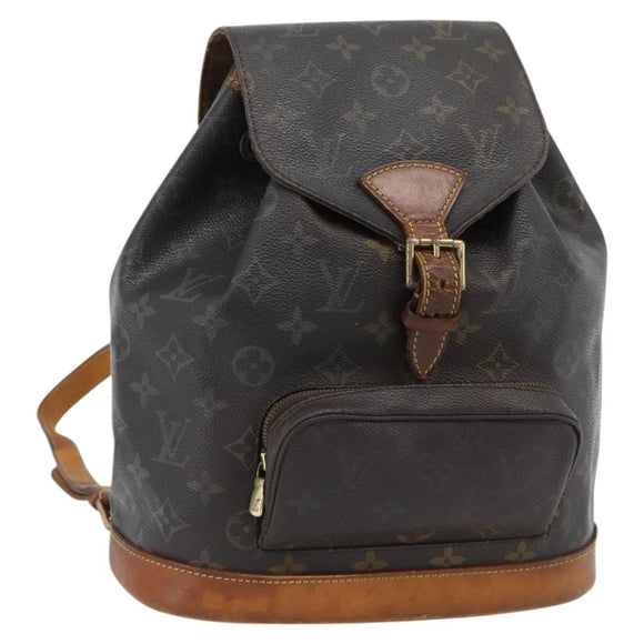 LOUIS VUITTON Monogram Montsouris MM Backpack M51136 LV Auth 181167