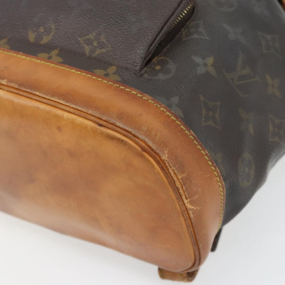LOUIS VUITTON Monogram Montsouris MM Backpack M51136 LV Auth 181167