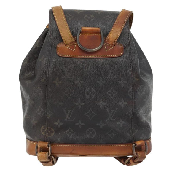 LOUIS VUITTON Monogram Montsouris MM Backpack M51136 LV Auth 181167