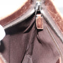 GUCCI GG Canvas Shoulder Bag Beige Silver 122793 Auth 181168-18