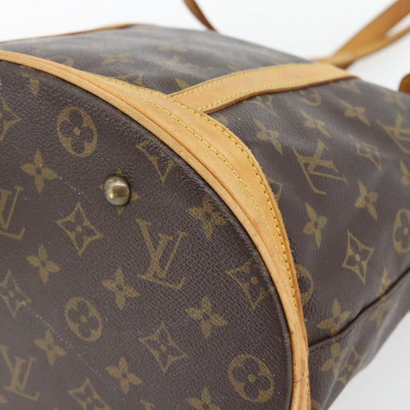 LOUIS VUITTON Monogram Bucket GM Schoudertas M42236 LV Auth 181169