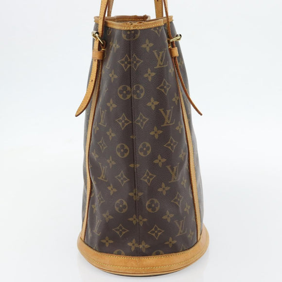 LOUIS VUITTON Monogram Bucket GM Schoudertas M42236 LV Auth 181169