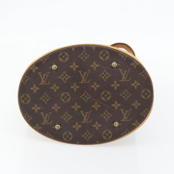 LOUIS VUITTON Monogram Bucket GM Schoudertas M42236 LV Auth 181169