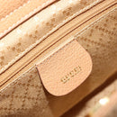 GUCCI Bamboo Hand Bag Suede 2way Beige Gold 000 1364 0316 Auth 181173-18