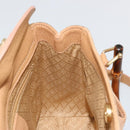 GUCCI Bamboo Hand Bag Suede 2way Beige Gold 000 1364 0316 Auth 181173-19