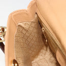GUCCI Bamboo Hand Bag Suede 2way Beige Gold 000 1364 0316 Auth 181173-20
