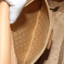 GUCCI Bamboo Hand Bag Suede 2way Beige Gold 000 1364 0316 Auth 181173-22