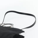 GUCCI Hand Bag Nylon 2way Black Silver 002 1028 3754 Auth 181176-14