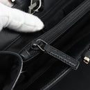 GUCCI Hand Bag Nylon 2way Black Silver 002 1028 3754 Auth 181176-21