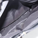 GUCCI Hand Bag Nylon 2way Black Silver 002 1028 3754 Auth 181176-23