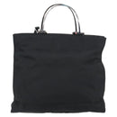 GUCCI Hand Bag Nylon 2way Black Silver 002 1028 3754 Auth 181176-2